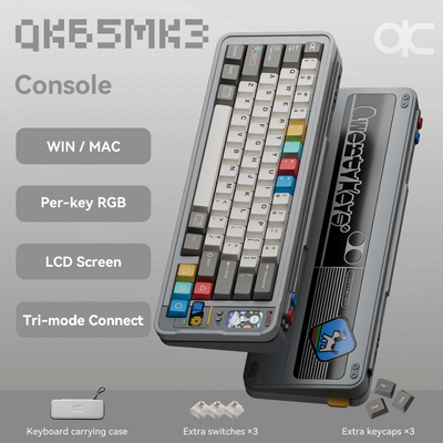 Qwertykeys QK65 Mk3 Prebuilt Wireless Mechanical Keyboard