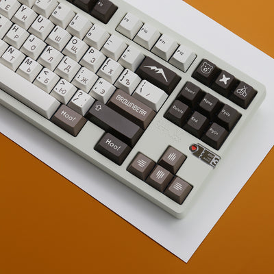 JTK Bear R2 Cherry Profile Doubleshot PBT&ABS Keycap Set