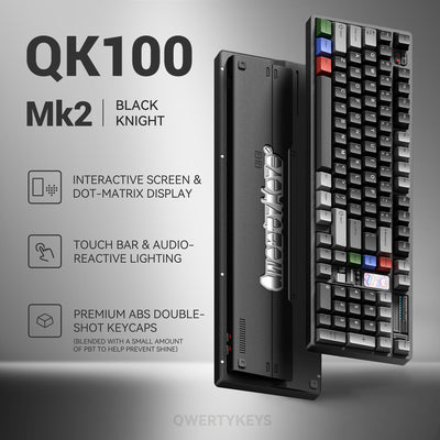 Qwertykeys QK100 Mk2 Prebuilt Wireless Mechanical Keyboard