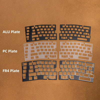 Qwertykeys QK Alice Duo Custom Split Wireless Mechanical Keyboard Base - Plate