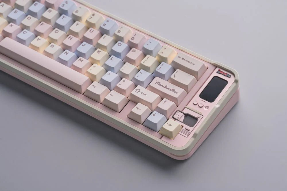 Qwertykeys Cherry profile Bubble Tea Marshmallow Dye-sub PBT keycaps